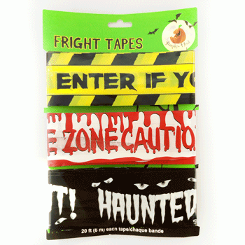 3pk Assorted Halloween Fright Tape - Everything Party