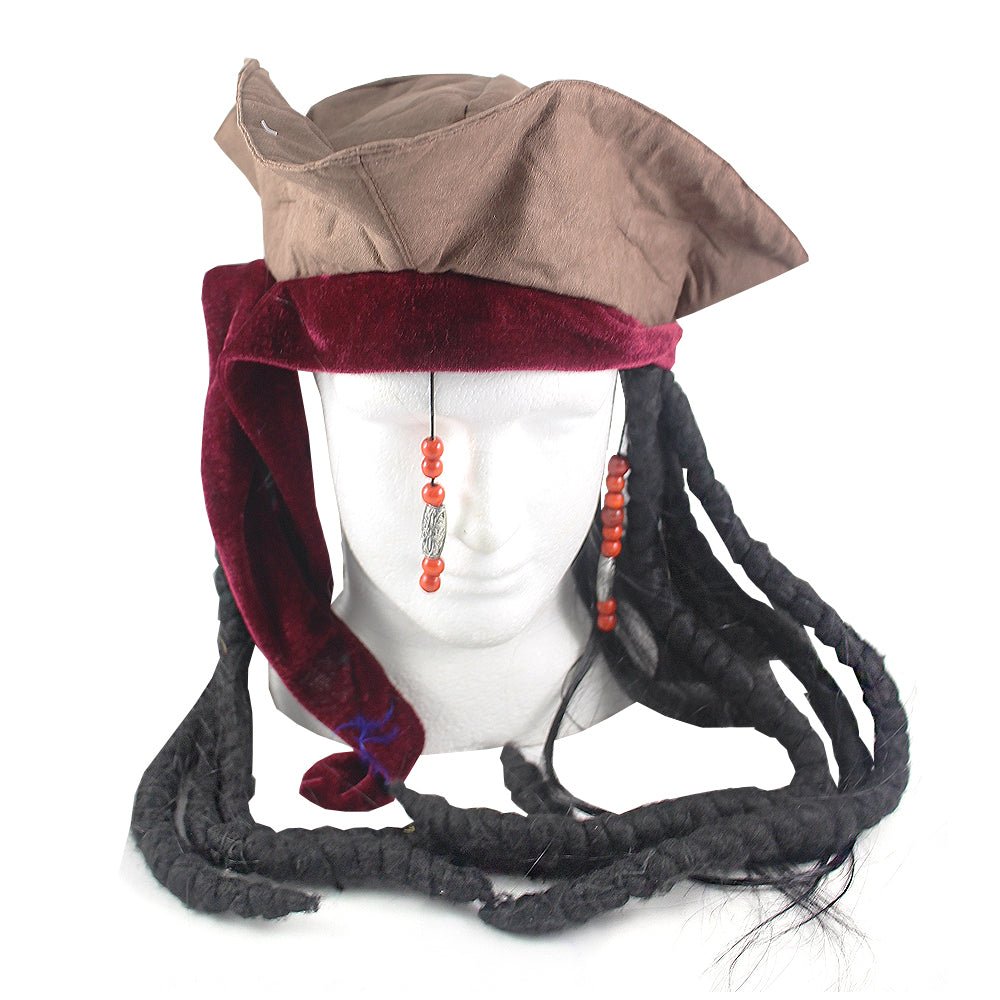 Disney Parks Pirates Caribbean Jack Sparrow Hat buy Costume & Dreads Adult Costume.