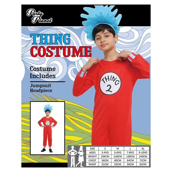 Children Dr Seuss Thing 2 Boy Costume - Everything Party