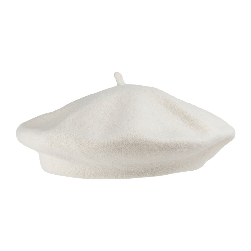 Felt Beret Hat White – Everything Party
