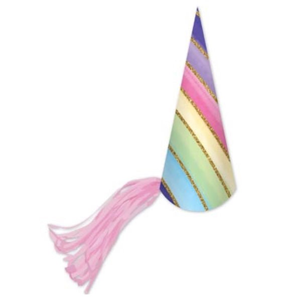 6pk Unicorn Horn Party Hat with Tassel – Everything Party