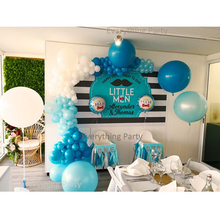 1st Birthday Balloon Decoration for Twins in Eden Garden - Everything Party
