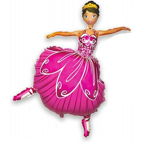 103cm Supershape Ballerina Foil Balloon - Everything Party