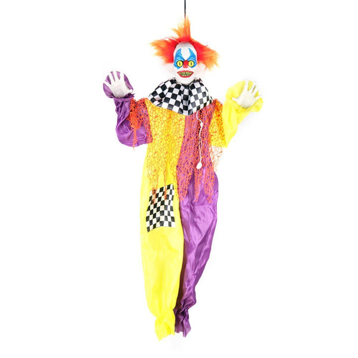 104cm Hanging Animated Clown – Halloween Prop - Everything Party
