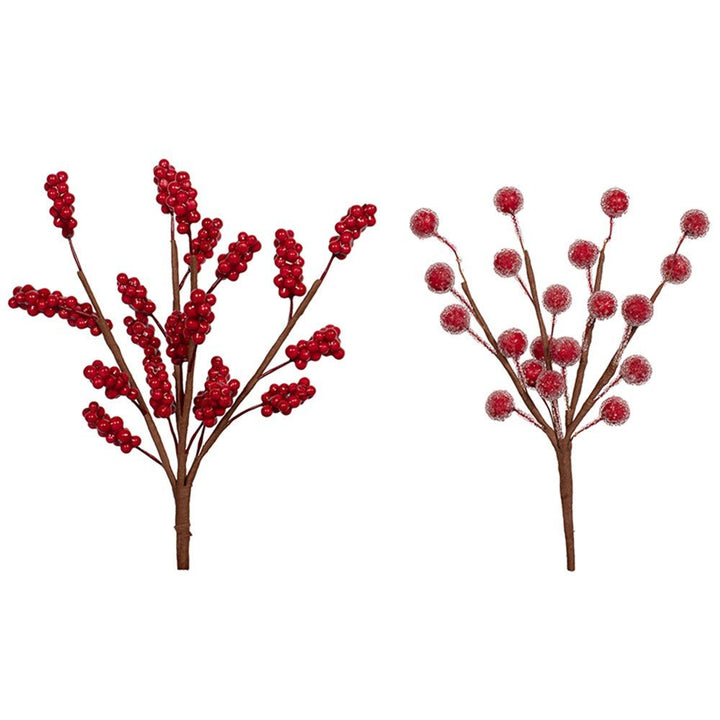 10cm Red Berry Picks - Everything Party