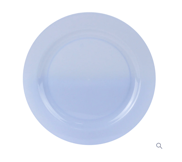 10pk Reusable Plastic Plate - Blue - Everything Party