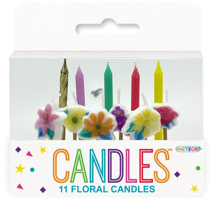 11pcs Floral Baking Icon Candles - Everything Party