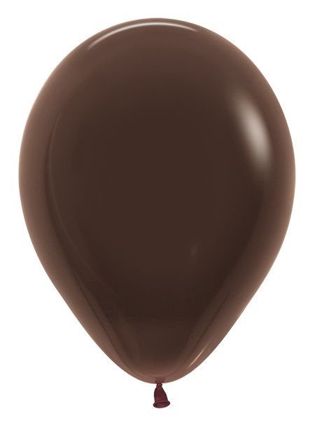 12" Sempertex Plain Latex Balloon - Dark Chocolate Brown - Everything Party