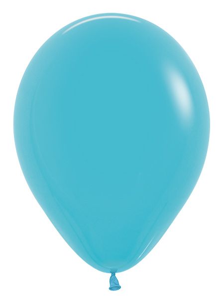 12" Sempertex Plain Latex Balloon - Fashion Caribbean Tiffany Blue - Everything Party