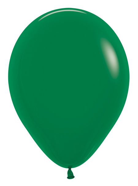 12" Sempertex Plain Latex Balloon - Fashion Forest Green - Everything Party