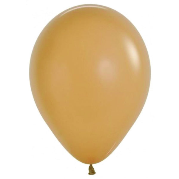 12" Sempertex Plain Latex Balloon - Fashion Latte Brown - Everything Party