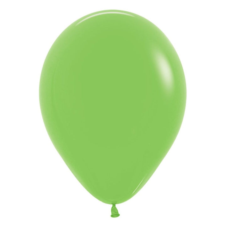 12" Sempertex Plain Latex Balloon - Fashion Lime Green - Everything Party