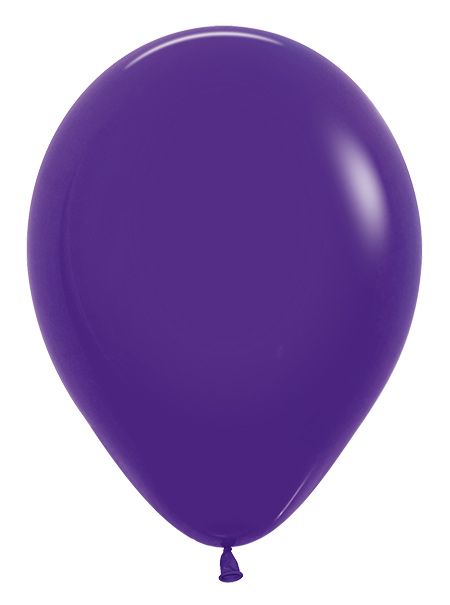 12" Sempertex Plain Latex Balloon - Fashion Purple Violet - Everything Party