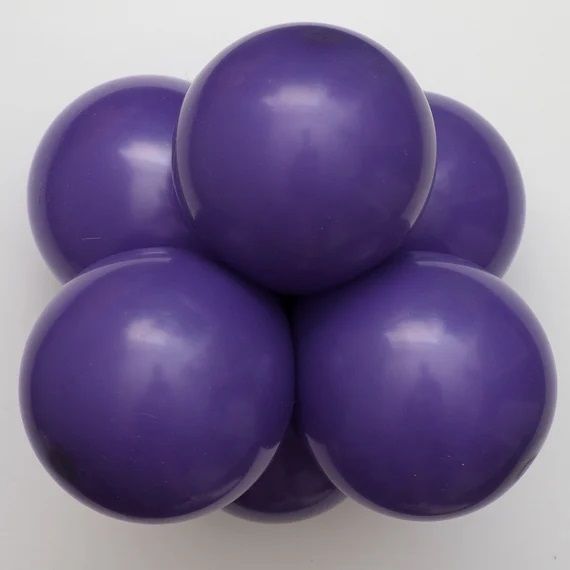 12" Sempertex Plain Latex Balloon - Fashion Purple Violet - Everything Party