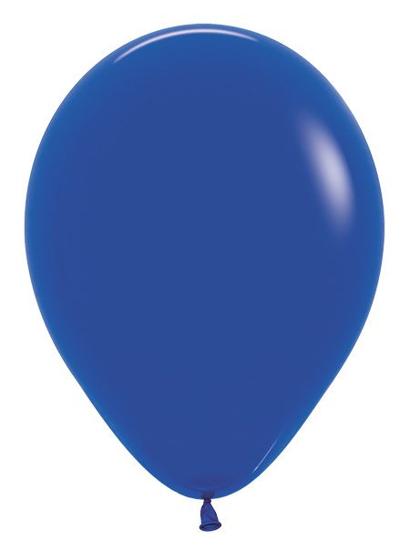 12" Sempertex Plain Latex Balloon - Fashion Royal Blue - Everything Party