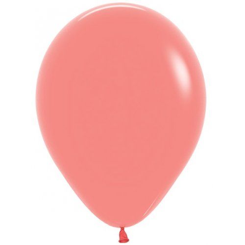 12" Sempertex Plain Latex Balloon - Fashion Tropical Coral - Everything Party