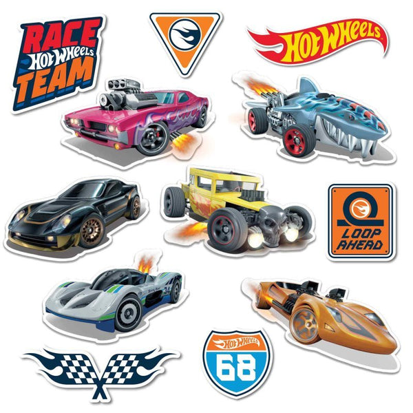 12pcs Hot Wheels Wild Racer Cardboard Cutouts Decoration - Everything Party