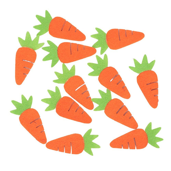 12pk Felt Carrot Decorations - Everything Party