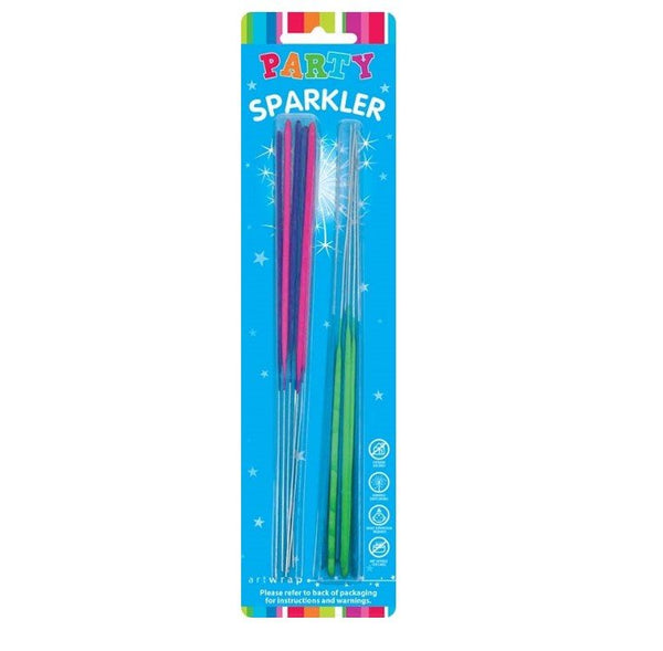 12pk Mix Colour Party Sparklers - Everything Party