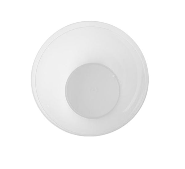 12pk Reusable White Plastic Bowl 400ml - Everything Party