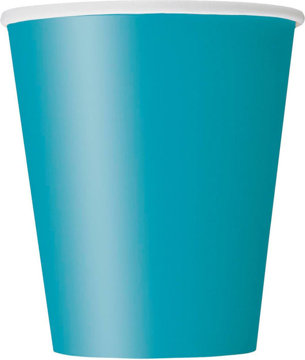 14pk Caribbean Teal Paper Cups - Everything Party