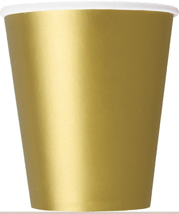 14pk Gold Paper Cups - Everything Party