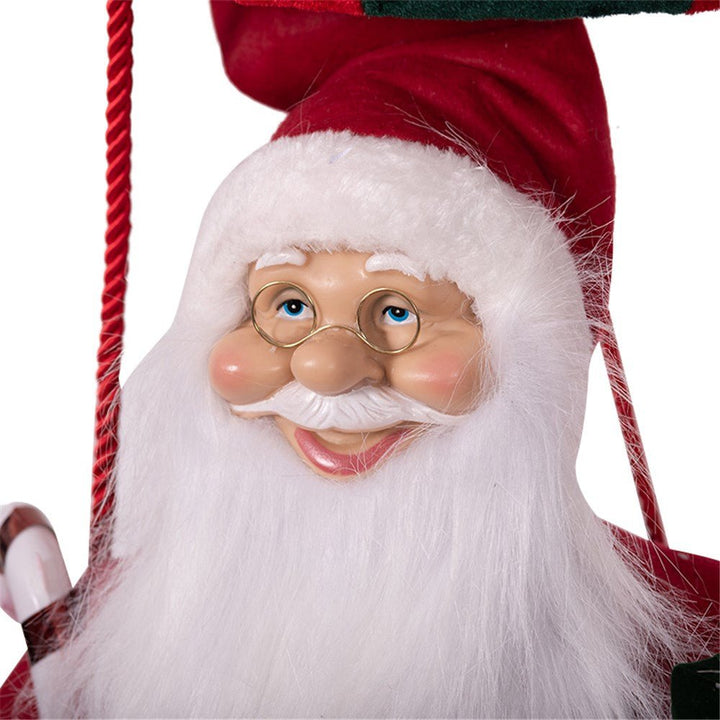 1.5m Velvet Hot Air Balloon with Santa - Everything Party