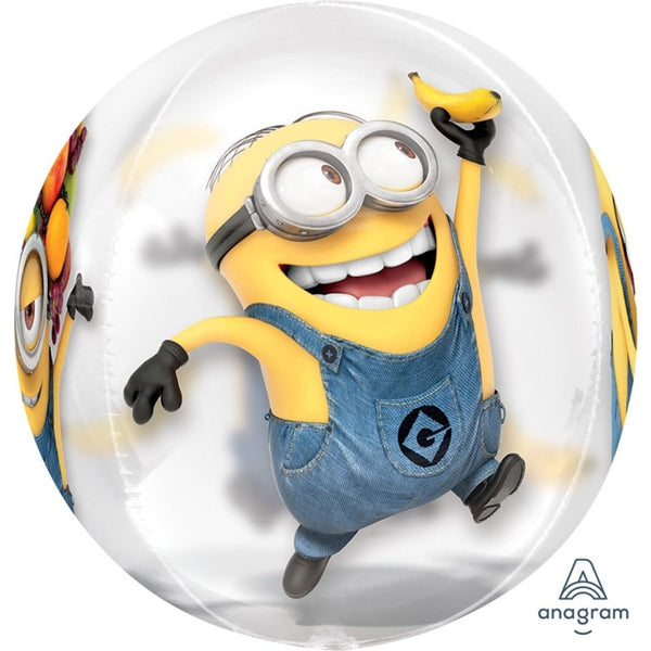 16" Anagram Licensed Despicable Me Minion Orbz Balloon - Everything Party