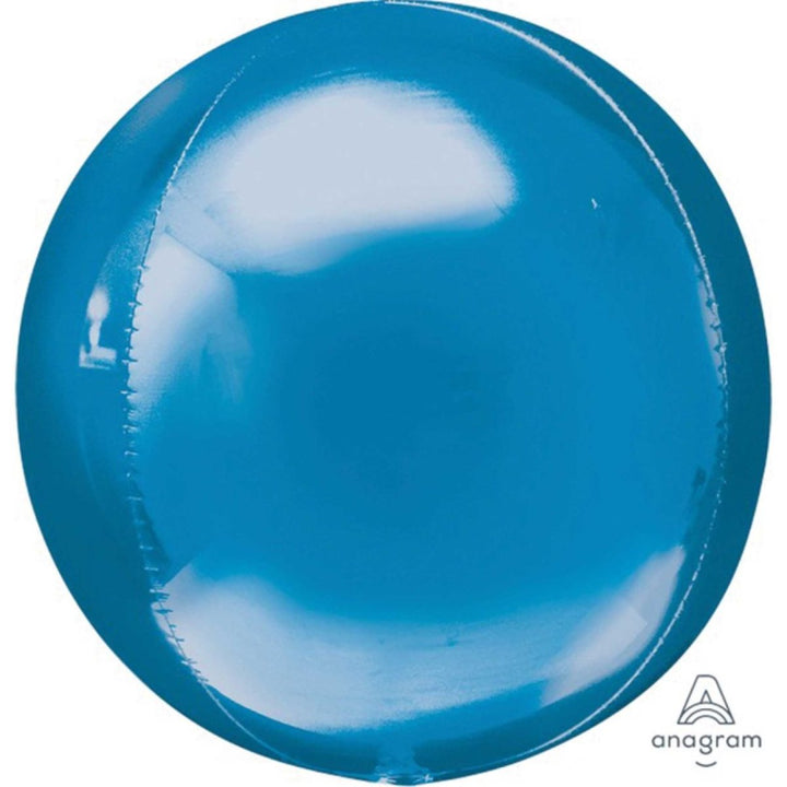 16" Anagram Solid Colour Orbz Balloon - Blue - Everything Party