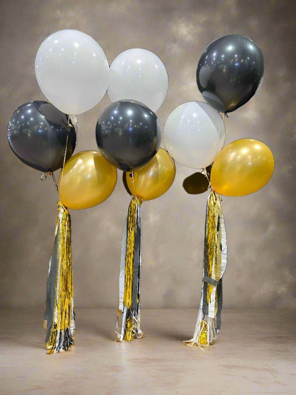 16" Latex Balloon Bouquet with Tassels - Everything Party