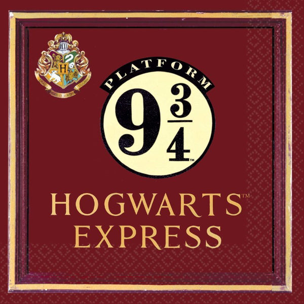16pk Harry Potter Hogwarts Express Luncheon Napkins - Everything Party