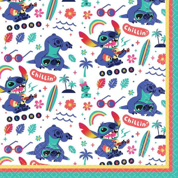 16pk Lilo & Stitch Lunch Paper Napkins - Everything Party