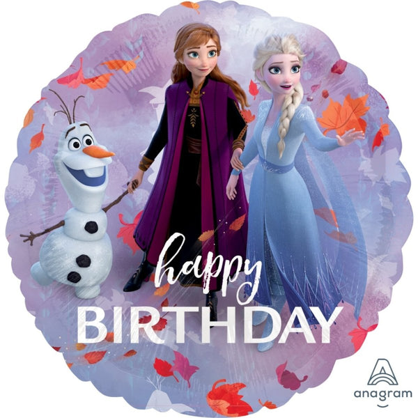 17" Anagram Licensed Disney Frozen 2 Happy Birthday Foil Balloon - Everything Party