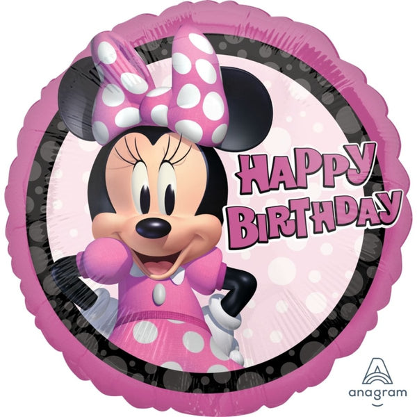 17" Anagram Licensed Minnie Mouse Birthday Foil Balloon - Everything Party