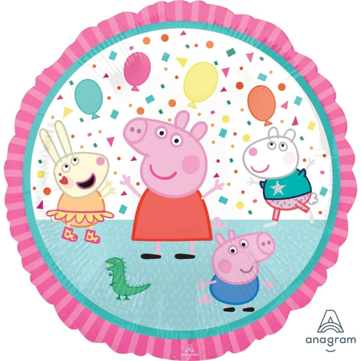 17" Anagram Licensed Peppa Pig and Friends Foil Balloon - Everything Party