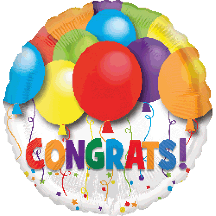 18" Anagram Congratulations Balloons Foil Balloon - Everything Party