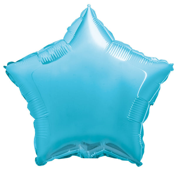 18" Baby Blue Star Shape Foil Balloon - Everything Party