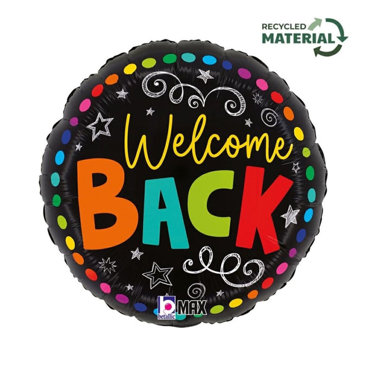 18" Betallic Welcome Back Colourful Foil balloon - Everything Party