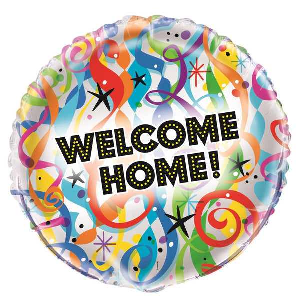 18" Bright Welcome Home Foil Balloon - Everything Party