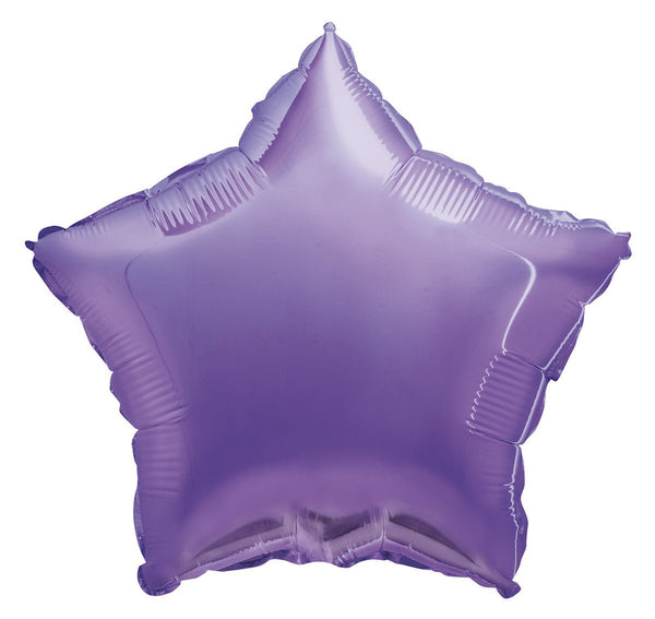 18" Lavender Star Shape Foil Balloon - Everything Party