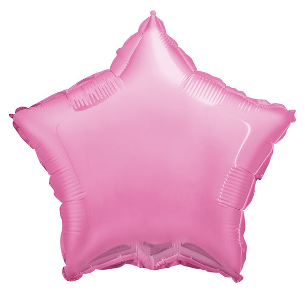 18" Pastel Pink Star Shape Foil Balloon - Everything Party