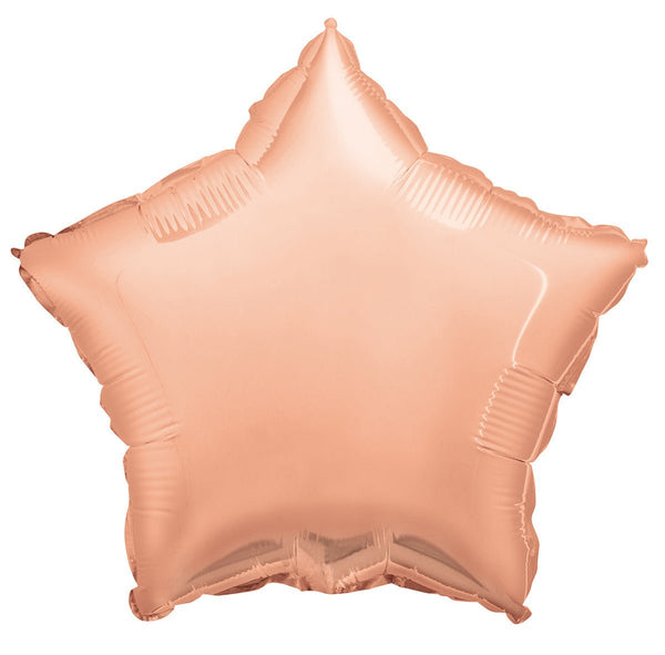 18" Rose Gold Star Shape Foil Balloon - Everything Party