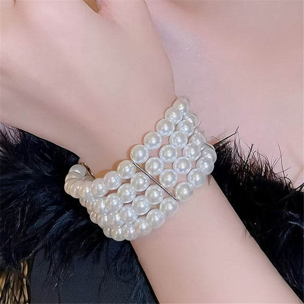 1920s Faux Pearl Bracelet - Everything Party