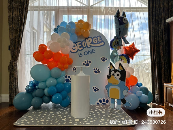 1st Birthday Bluey Theme Balloon Decoration - Everything Party
