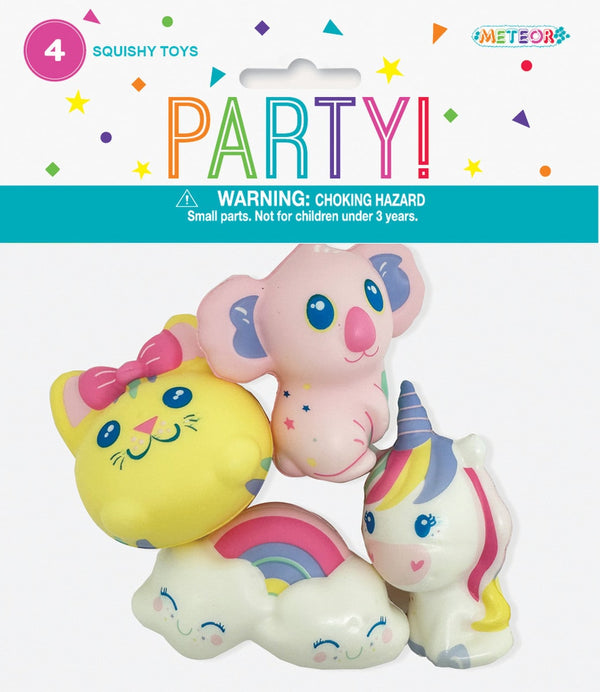 4pk Squishy Toys