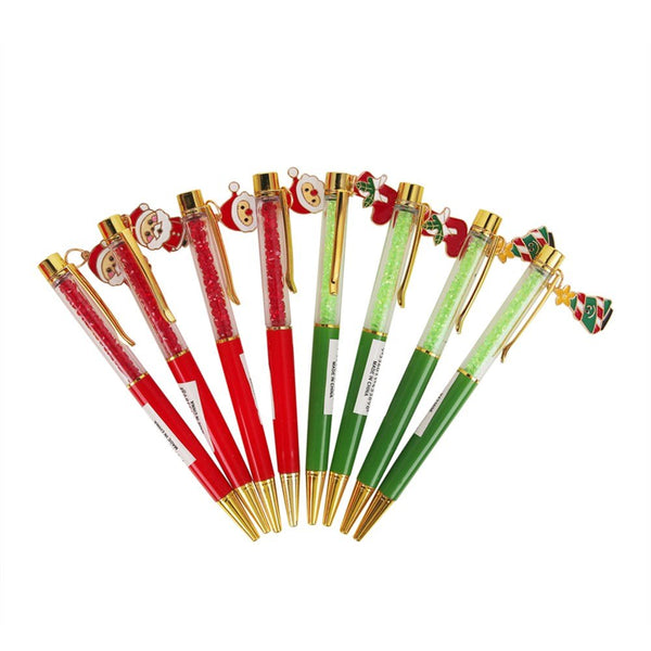 20cm Christmas Crystal Fill Centre Pen - Everything Party