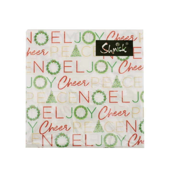 20PK 2Ply Noel Joy Christmas Napkins - Everything Party