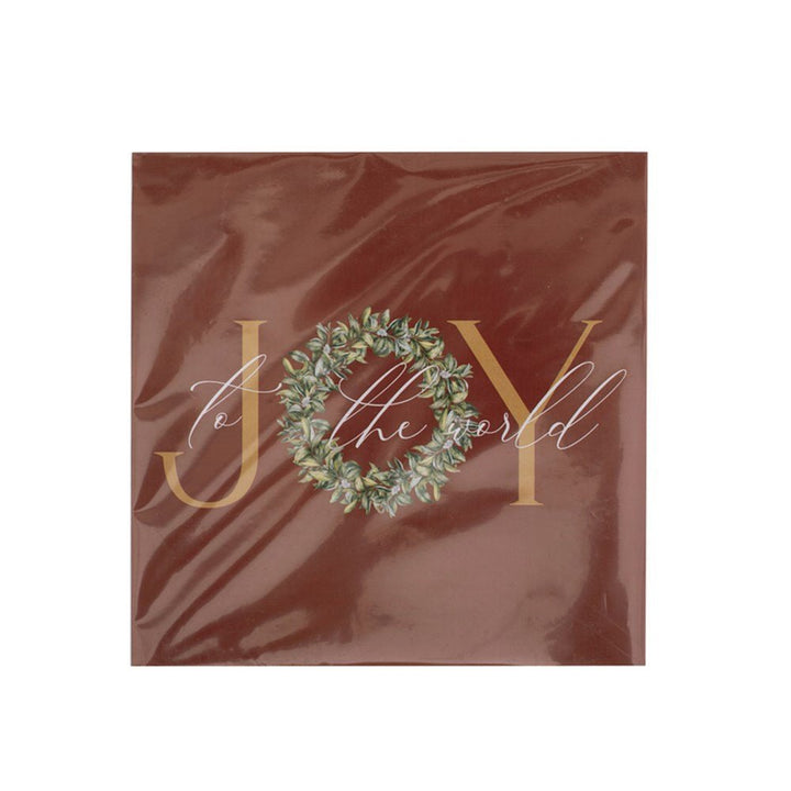 20pk Joy to the World Napkins – 2 Ply Christmas Table Napkins - Everything Party