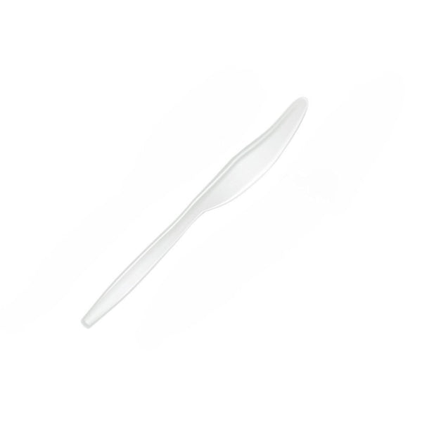 20pk Reusable White Heavy Duty Plastic Knives - Everything Party
