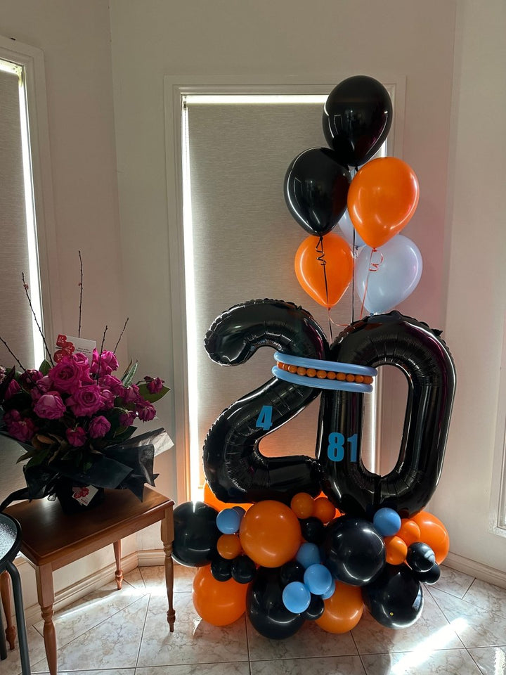 20th Birthday Balloon Arrangement Decoration - Everything Party